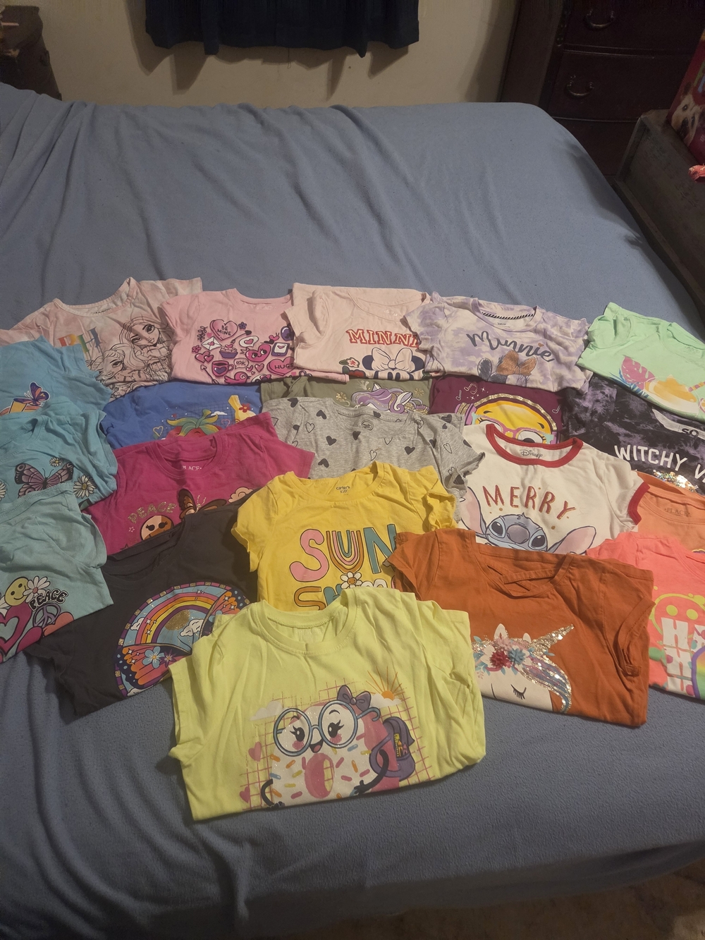 Assorted Girls' Graphic T-Shirts - Multicolor Pack